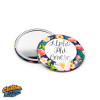 Sample - Compact Mirror - Round - Glossy - Alpha Phi Omega