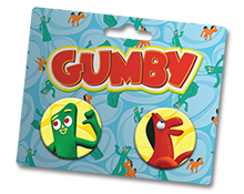 Sample - 2-Button Pack - Round - Matte - Gumby