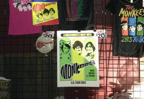 The Monkees USA Tour 2013 Limited Edition Poster